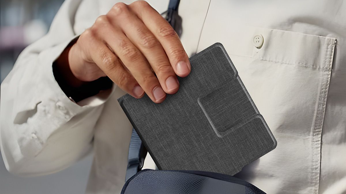 Portable wireless charger with fabric design easily fits into pocket - Product Photography by DDB Studio.jpg
